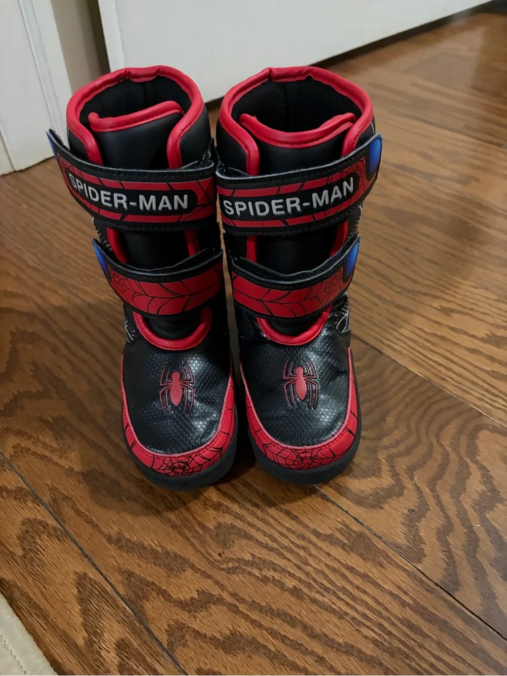 Marvel Kids Spider-Man Black, Red & Blue Rain Boots